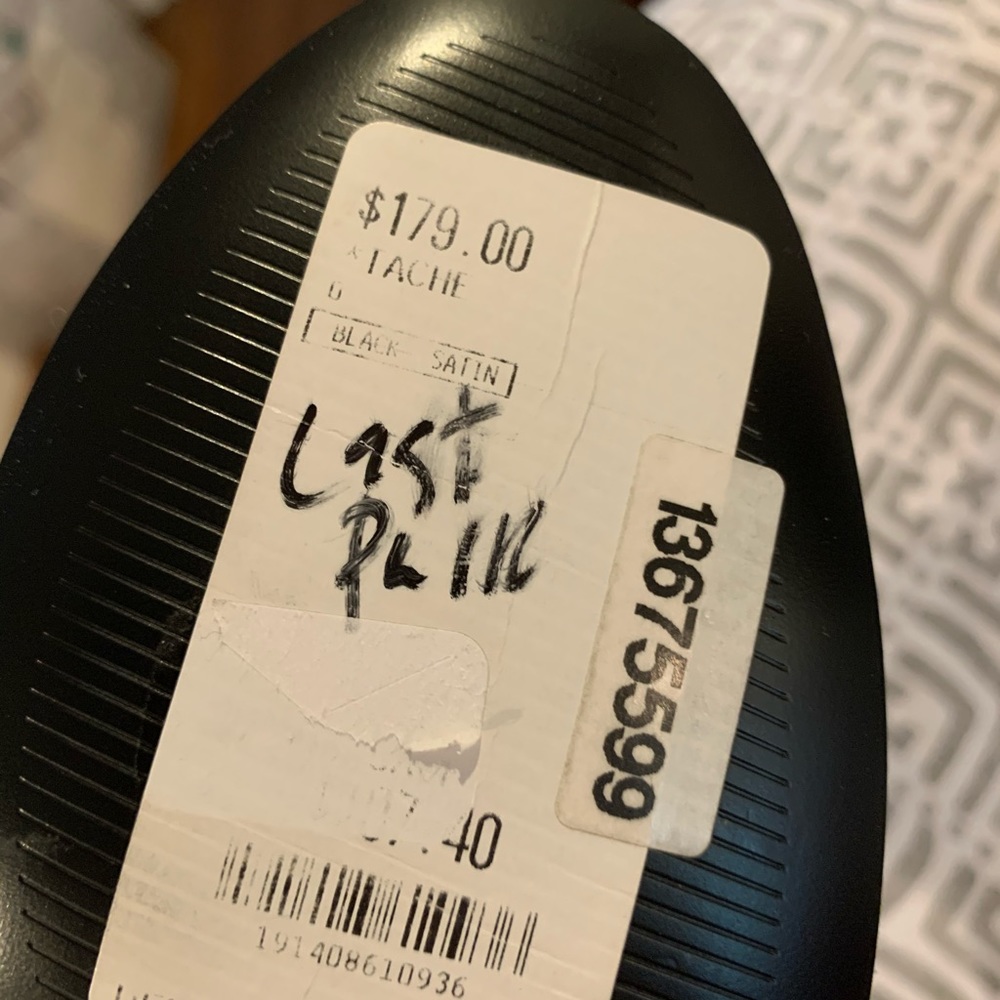 NWT Marc Fisher black booties stretch fabric Retail is $179 - Picture 10 of 12